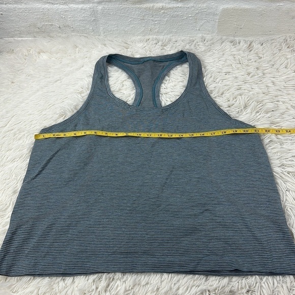 Lululemon Swiftly Tech Racerback 2.0 *Race Length Tetra Stripe Rhino Grey - Picture 2 of 6